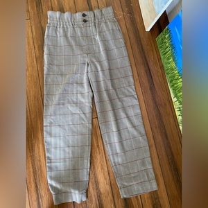 Madewell plaid pants